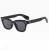 Óculos de Sol Quadrados Retrô de Fibra de Acetato Feitos à Mão Moda Óculos Unisex Elegantes Óculos Transfronteiriços Europeus e Americanos para Festa