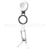 L08S Luz de Relleno Magnética de Bolsillo para Teléfono Trípode Portátil Plegable Soporte para Selfie Escritorio Transmisión en Vivo Luz de Belleza