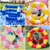 Brinquedos de Parque Aquático Gangorra Inflável Trampolim Barco Banana Piscina Brinquedos Flutuantes Brinquedos de Arrasto na Água