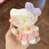 Llavero Oficial de Hello Kitty con Vestido Famoso en Internet, Decoración con Colgante de Estilo Femenino y Lindo