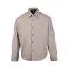 Camisa Delgada Otoño Eme Textura Mezclada Nicho Gama Alta Ajuste Limpio Color Puro Botón Solapa Mangas Largas