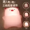 Luz de Grifo de Silicona Lámpara de Noche Panda Luz de Noche para Grifo Lámpara de Mesita de Noche para Dormitorio Recargable y de Enchufe Doble Uso Luz Suave Protección Ocular Lámpara de Ambiente
