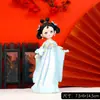 Figurita de Dama Hanfu Estilo Chino Tradicional Dinastía Tang Niña Regalo Cultural y Creativo para Atracciones Turísticas Decoración de Escritorio para el Hogar