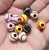 Pulsera de Cuentas Acrílicas de Béisbol Más Vendida Transfronteriza 12 mm Accesorios para Pulseras Cuentas Redondas de Agujero Grande Cuentas Sueltas Joyería DIY Venta al por Mayor