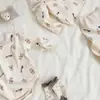 INS Conjunto de Dos Piezas de Punto para Bebé de Primavera y Otoño con Dibujos Animados y Costuras de Cintura Alta para Niños y Niñas Ropa de Oso de Manga Larga para Bebé con Cinturón de Pelo