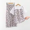 2024 aodale costura algodão calça pantalona conjunto algodão artificial roupas infantis Atacado Atacado