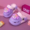 Pantuflas Infantiles de Hongo Lindas Dibujos Animados para Niños Zuecos Antideslizantes para Exteriores Sandalias de Playa de EVA para Bebé Verano