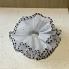 Goma para el pelo de malla a cuadros estilo coreano para mujer, Nuevo accesorio para el pelo de principios de primavera 2026, Goma para coleta baja, Suave accesorio para el cabello