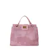 Bolsa de Mão Simples de Grande Capacidade para Mulheres 2026 Nova Moda Europeia e Americana Bolsa de Ombro Texturizada para Trabalho e Deslocamento Bolsa Transversal