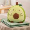 Manta almohada de animal de dibujos animados dos en uno doble propósito almohada de siesta de oficina manta de aire acondicionado se puede personalizar LOGOTIPO