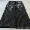 Celebridade da Internet Transfronteiriça Tendência Harajuku Hip-Hop Retrô Caveira Streetwear Jeans Jnco Y2K Jeans Masculino
