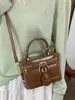 Nova Bolsa de Mão Caixa Color Sólida Vintage Verão 2026, Moderna e Estilosa com Design Único, Bolsa de Ombro e Transversal da Moda