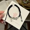 [Coleção de corda de mão de casal explosivo] novo design de pulseira de corda trançada à mão chinesa, presente da moda para namorada