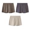 Novos Shorts de Algodão Estampados Roupa Íntima Masculina Cintura Média Quatro Boxers Nacional Moderno Ajuste Slim Fashionável Respirável Cueca U Apollo