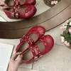 Zapatos planos Mary Jane estilo francés con tacón oculto, bailarinas primavera/otoño 2026 con lazo y suela suave de piel