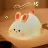 Lámpara de Noche Pequeña y Linda, Lámpara de Mesa Adorable y Creativa, Lámpara Táctil de Silicona con Forma de Nube, Compañera de Sueño Luz de Noche para Niños
