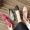 Zapatos de Exterior Planos de Verano Nuevos para Niñas, Zapatos Planos de Tacón Bajo para Ropa de Trabajo, Zapatos Cómodos y Casuales sin Cordones