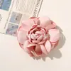 Tejido estético de flores tridimensionales de temperamento de alta calidad, accesorios para adornos de ropa DIY, tocado, broche, zapato, sombrero
