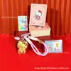 Llavero Colgante Popular de la Serie de Dibujos Animados Sanrio, Lindo Cordón para Bolso de Teléfono Móvil de Gato Kt, Regalo para Novia