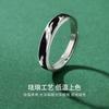 Anel de casal de pássaro de eucalipto e sai huai, design de nicho de personalidade, moda elegante, presente de dia dos namorados, joias