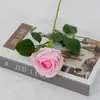 Rosas Artificiales de Terciopelo para Decoraciones de Boda, Flores Falsas, Rosas Búlgaras Transfronterizas, Flores Artificiales para el Día de San Valentín al por Mayor