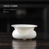 Colador de té de porcelana de jade de piel de oveja juego de filtros de té para el hogar colador de té de porcelana blanca colador de té de red totalmente cerámico accesorios para juegos de té colador de té