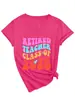 Profesora jubilada clase Europea y Americana deseo comercio exterior transfronterizo Amazon moda mujer camiseta de manga corta con cuello en V