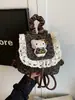 Bolsa de Viagem Renda Retrô Mochila Feminina Casual Versátil Tendência Outono/Inverno 2025 Nova Mochila Estilo Coreano