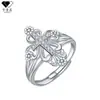Ka Manqi Comercio Electrónico Transfronterizo Exclusivo Más Vendido Moda Romántica Anillo Cruzado para Mujer Anillo de Gama Alta y Elegante
