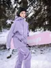 Jaqueta de Esqui de Alta Gama Mais Recente para Mulheres, Impermeável e Quente Conjunto de Jaqueta de Snowboard 3L, Jaqueta Profissional para Homens de Snowboard Duplo