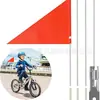 Mastros de bandeira, faixas refletivas para bicicletas, mountain bikes, ônibus e quadriciclos