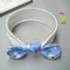 Diadema para bebé europea y americana Tocado de orejas de conejo de algodón Diadema para bebé Accesorios para el cabello anudados Fabricantes transfronterizos de niñas