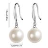 Pendientes colgantes de perlas elegantes, ligeros y de lujo, de moda, con baño de latón y oro real, de gran venta transfronteriza entre Europa y Estados Unidos.