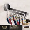 Secador de Meias Dobrável com Ventosa para Varanda, Uso Doméstico, Montagem na Parede sem Furos, Multi-Clipes, Peitoril de Janela, Gadget Rastreador de Meias Sem Marca