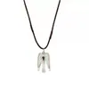 Nuevo Collar de Cuerda Trenzada Pájaro Jacinto Estilo Retro Nicho Diseño Simple de Moda Colgante Cadena de Suéter de Lujo Personalizado