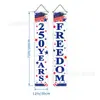 Cortina de Porta para o 250º Aniversário do Dia da Independência Americana Bandeira Pendurada 1776/2026/Temática Liberdade Banner Decorativo Couplet