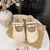 Zapatos Mary Jane Birkenstock casuales de lino tejido retro, sandalias versátiles de verano para exteriores, de punta cerrada, con plataforma gruesa, slip-on