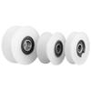 Roda de Nylon Polia de Polipropileno Correia em V Rolamento Tipo U Levantamento Pesado Tipo H Roda de Trilho Diâmetro Interno 8MM10MM12MM