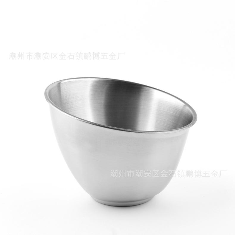 卷边斜口碗