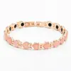 Pulsera Magnética de Aleación Ecológica Ajustable Gauss Full-Magnética con Pedrería en Forma de Corazón, Superventas Transfronteriza de Amazon para Mujer en Stock
