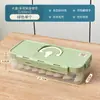 Caja Congelador Doméstica de Grado Alimenticio para Wontons y Empanadillas, Caja Especial para Empanadillas de Refrigerador, Caja Sellada para Conservar Frescura, Caja de Almacenamiento Antiadherente