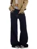 Jeans Transfronterizos Primavera y Otoño Retro Americano Jeans de Chica Popular para Mujer Holgados Adelgazantes Versátiles Casuales Pantalones de Pierna Ancha