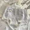 Nuevos Calzoncillos tipo Boxer de Algodón Puro Antibacteriano 10A para Mujer, Sin Costuras, Cubren Toda la Cadera, Deportivos, Sin Costuras, de Cintura Media, Cómodos y No Restringentes
