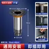 Reparación de Fallas en Tubería de Alcantarilla Extensión Núcleo de Drenaje Anti-olor Insectos Baño Fuga de Agua Tubo de Extensión de Acero Inoxidable Universal