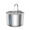 Dispensador de Agua para Mascotas Acero Inoxidable Comedero de Agua para Gatos y Perros Circulación Automática Dispensador de Agua para Gatos Purificación y Separación Sin Fugas