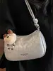 Bolsa de Axila Moda Retrô para Mulheres Nova Primavera 2026 Simples Transversal Bolsa Dumpling Estilo Coreano Bolsa de Ombro de Alto Valor para Mulheres