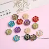 Miçangas de Vidro Tcheco Cor Mista Pássaro Flor de Ameixa Contas Espaçadoras Feitas à Mão DIY Pulseira Colar Contas Soltas Acessórios de Joias Atacado