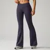 Pantalones de Yoga Acampanados Ecológicos Reciclados de Secado Rápido con Efecto Segunda Piel, Cintura Cruzada Alta, Ajustados Casuales Deportivos de Pierna Ancha para Mujer