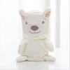 Vendas Diretas da Fábrica Manta de Flanela Bordada para Bebê Desenho Animado Manta Infantil Manta de Flanela Drop Shipping