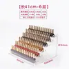 Expositor de esmalte suporte de exibição caixa de armazenamento de esmalte em gel caixa de expositor de armazenamento multicamadas acrílico para salão de nail art